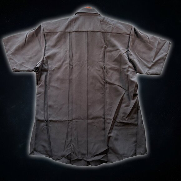 ELBECO TexTrop2 NWT Black Short Sleeve Button Up Uniform Shirt Men's Size 17.5" - Picture 2 of 11